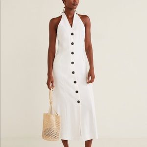 White Cotton Maxi Dress